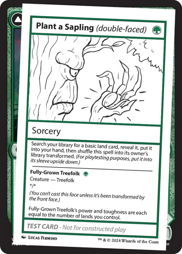 Plant a Sapling // Fully-Grown Treefolk image