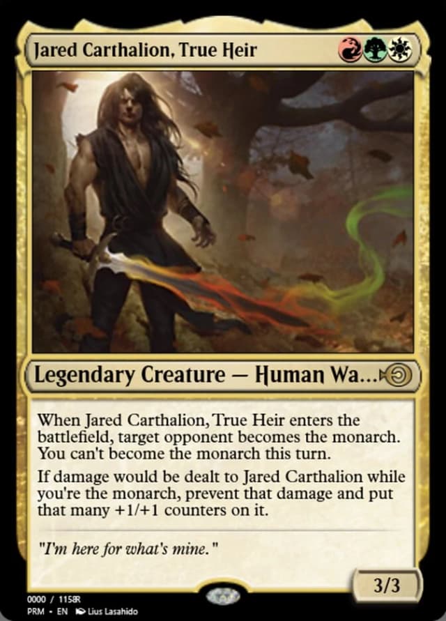 Jared Carthalion, True Heir image