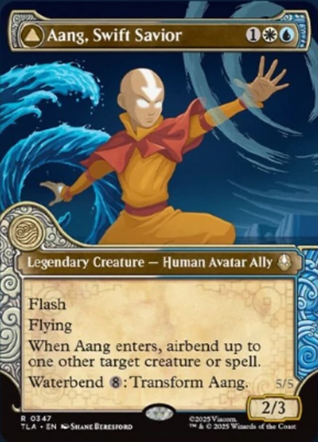 Aang, Swift Savior // Aang and La, Ocean's Fury image