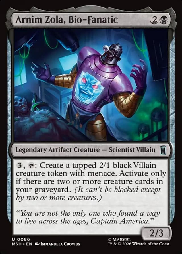 Arnim Zola, Bio-Fanatic image