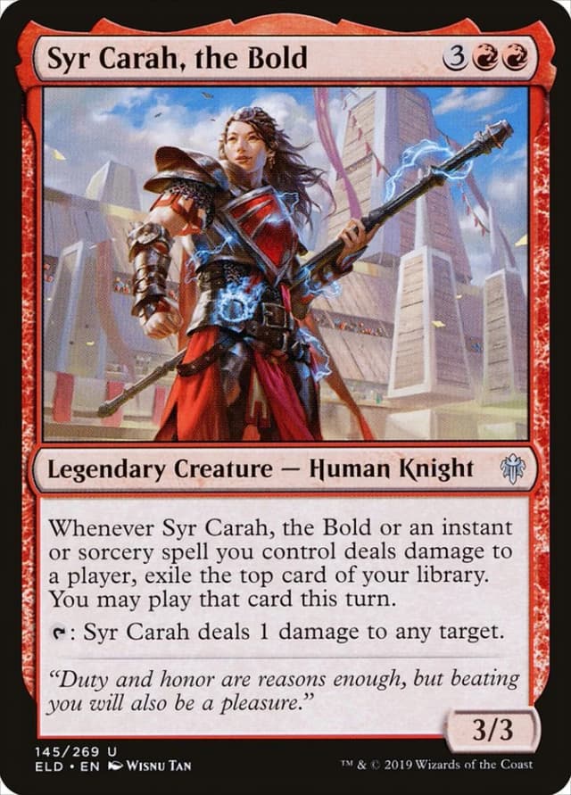 Syr Carah, the Bold image
