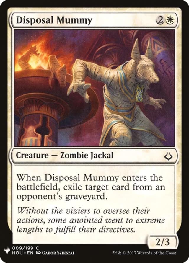 Disposal Mummy image