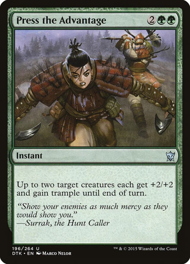 Press the Advantage image