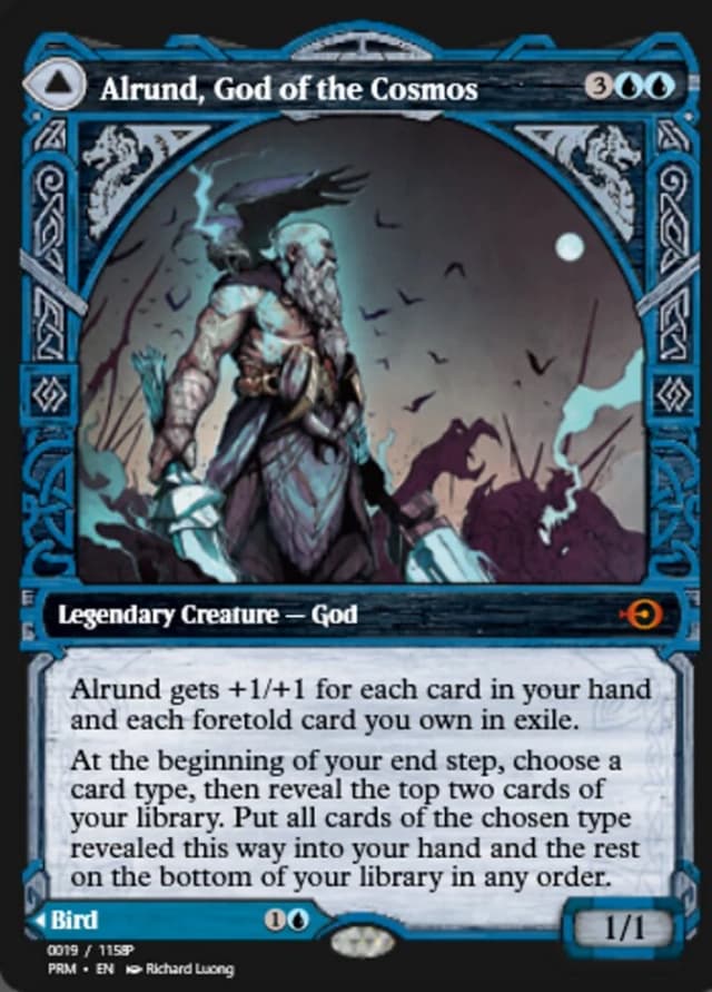 Alrund, God of the Cosmos // Hakka, Whispering Raven image