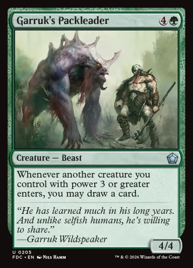 Garruk's Packleader image