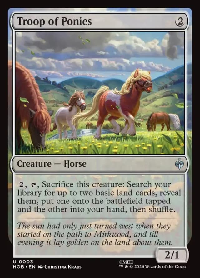 Troop of Ponies image