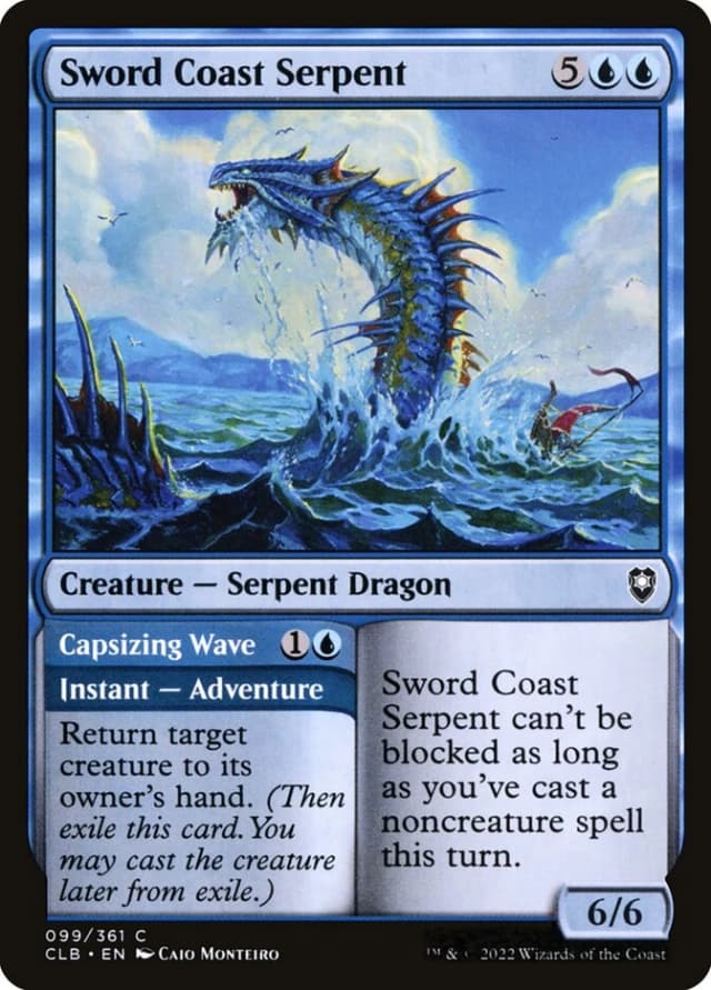 Sword Coast Serpent // Capsizing Wave image