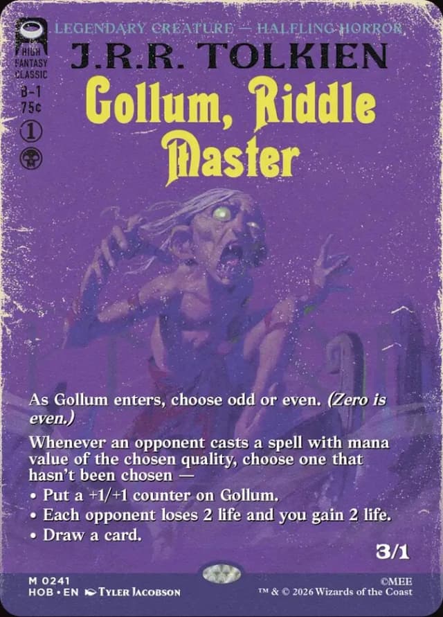 Gollum, Riddle Master image