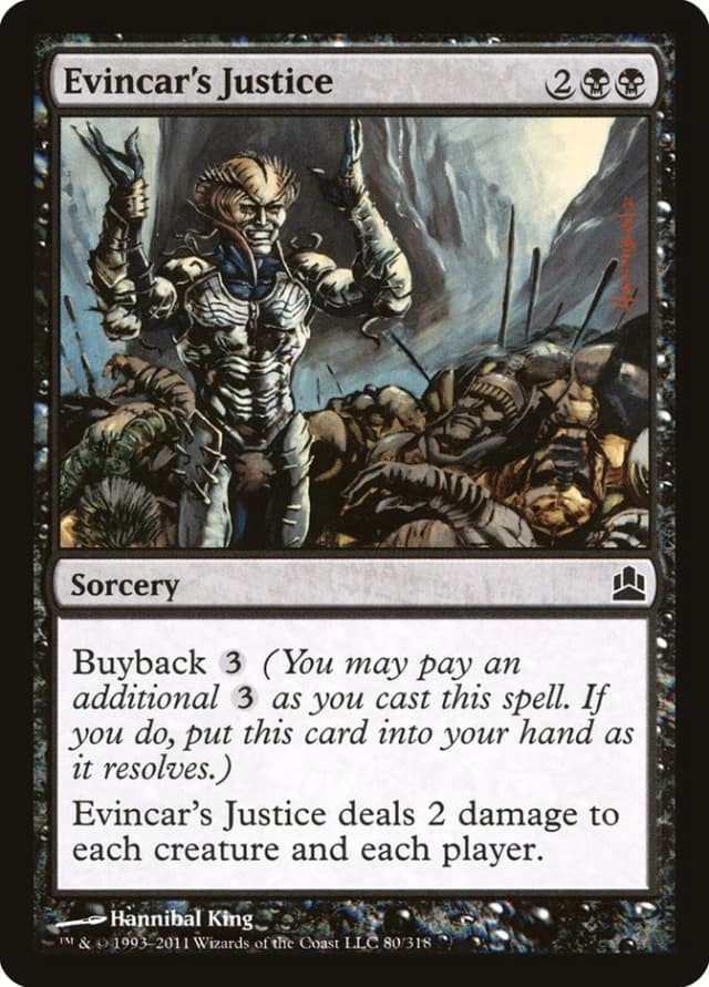 Evincar's Justice image