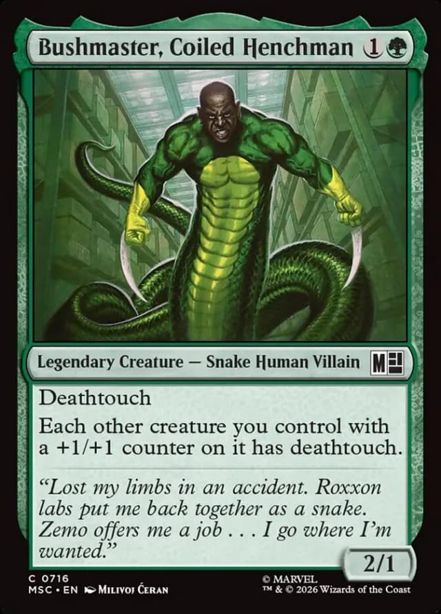 Bushmaster, Coiled Henchman image