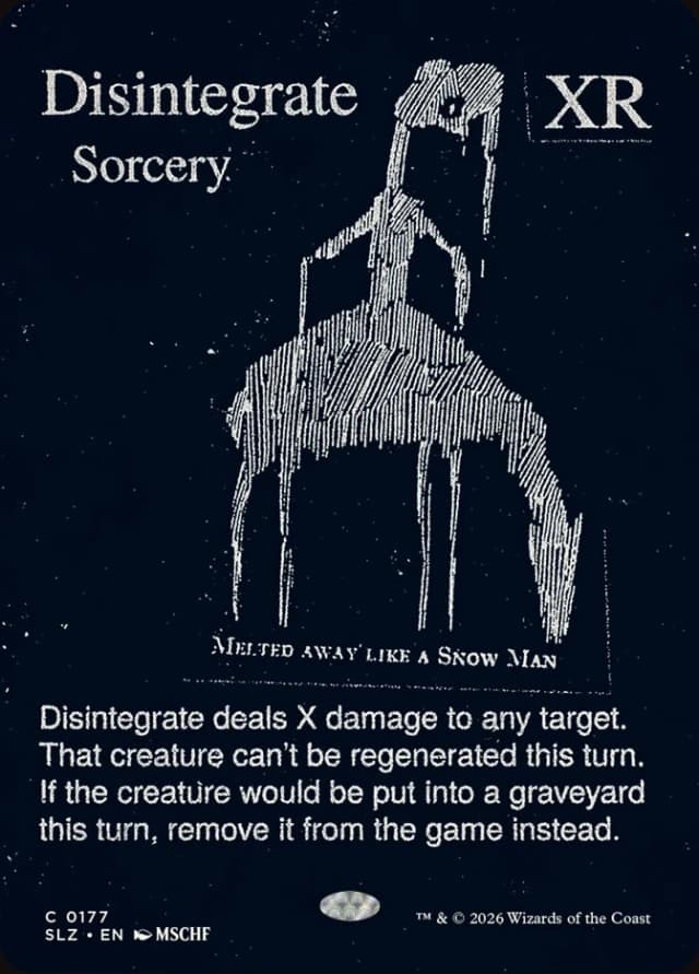 Disintegrate image