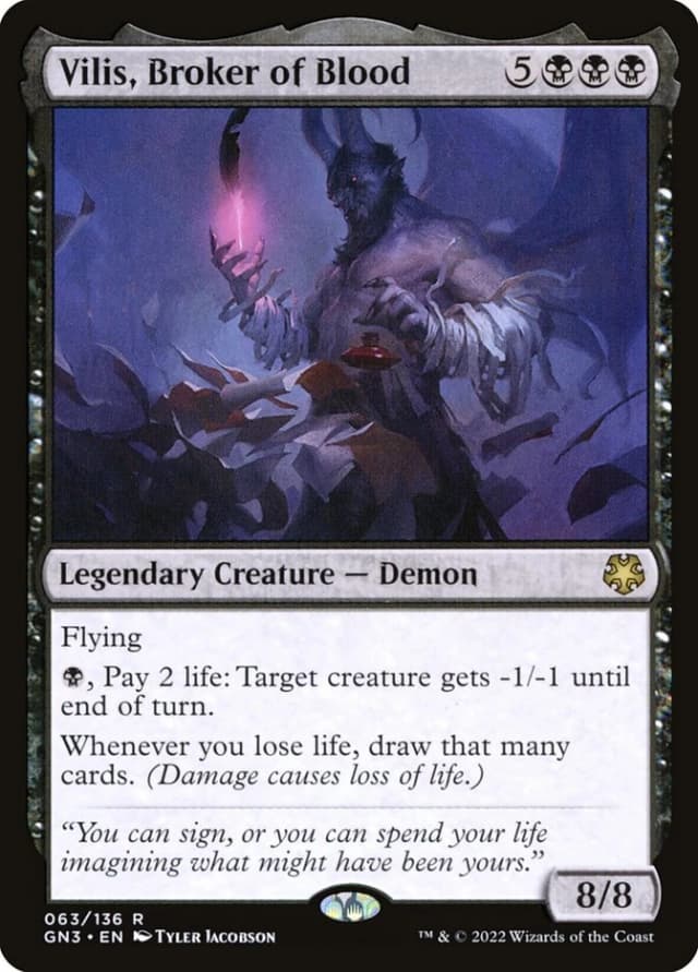 Vilis, Broker of Blood image