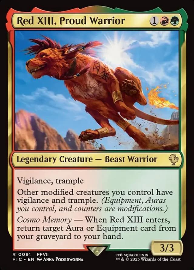 Red XIII, Proud Warrior image
