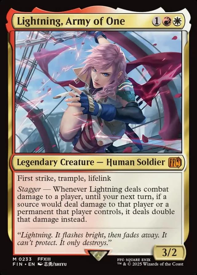 Lightning, Army of One image
