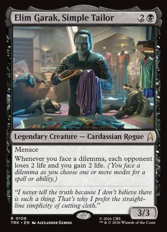 Elim Garak, Simple Tailor image