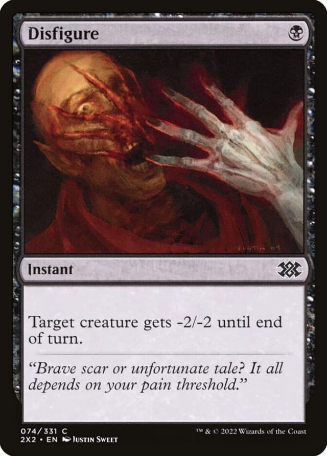 Disfigure image