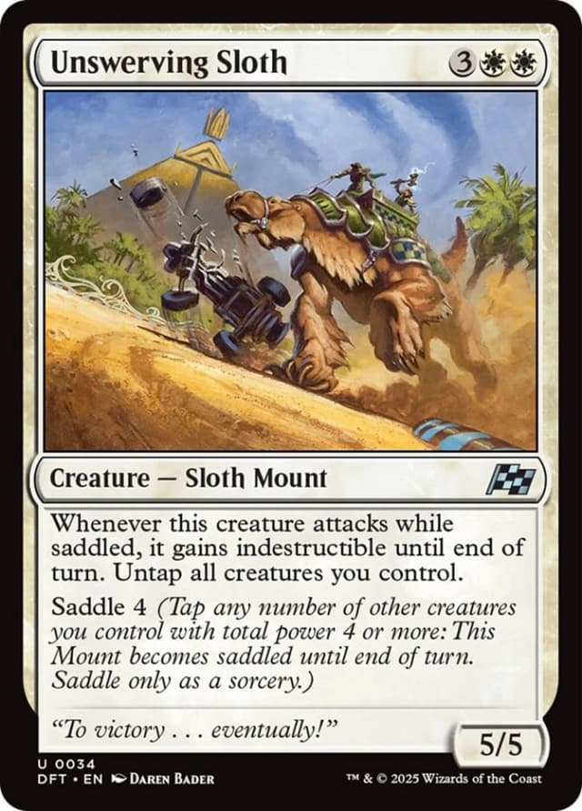 Unswerving Sloth image