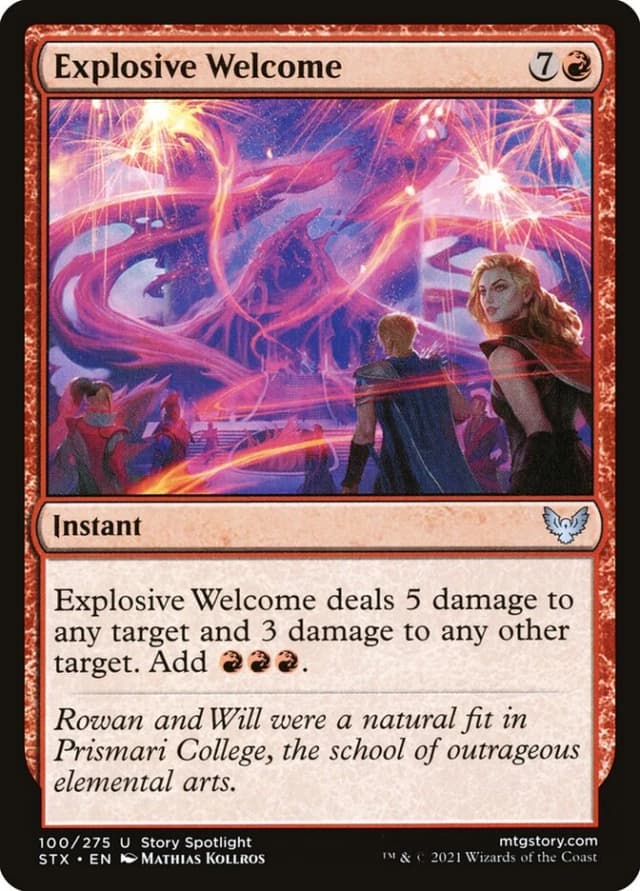 Explosive Welcome image