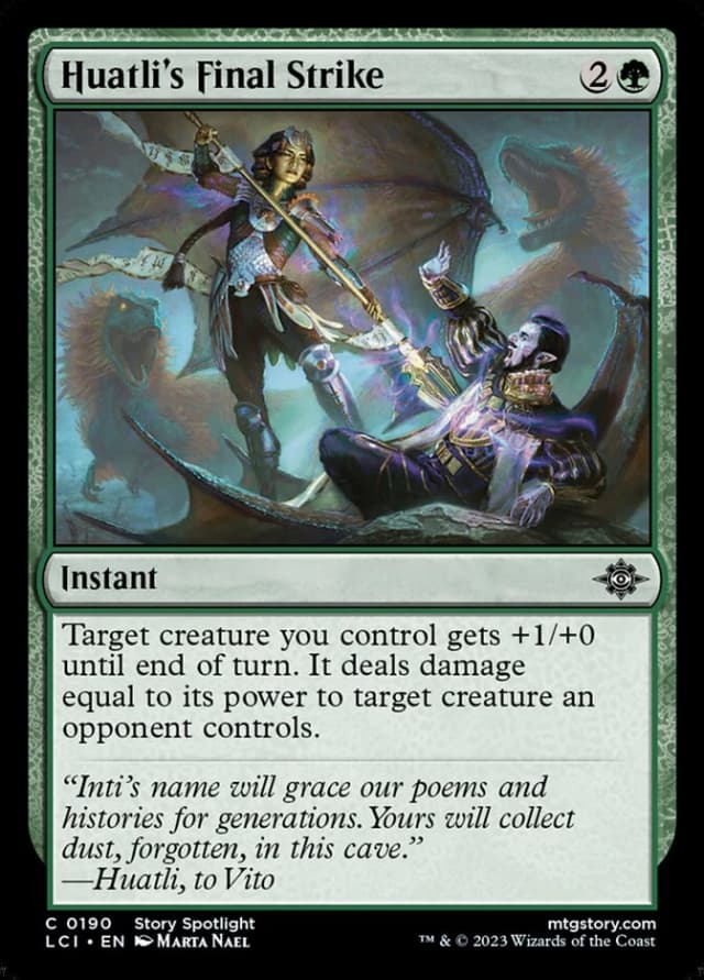 Huatli's Final Strike image
