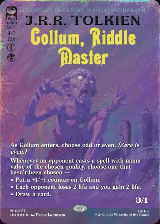Gollum, Riddle Master image
