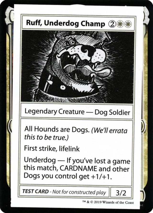 Ruff, Underdog Champ image