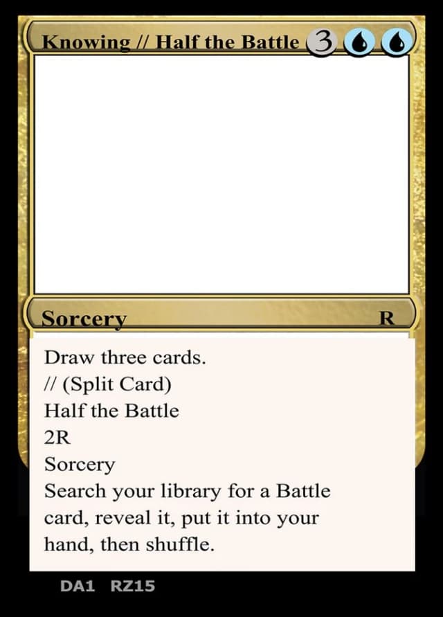 Knowing // Half the Battle image