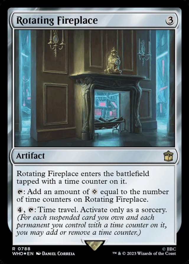 Rotating Fireplace image