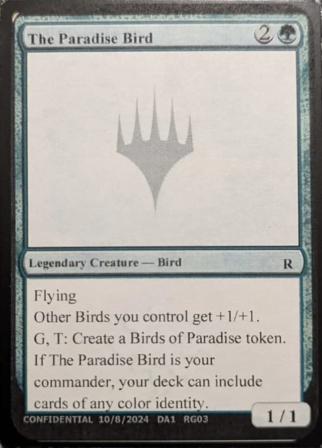 The Paradise Bird image