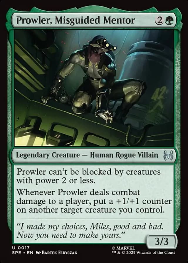 Prowler, Misguided Mentor image