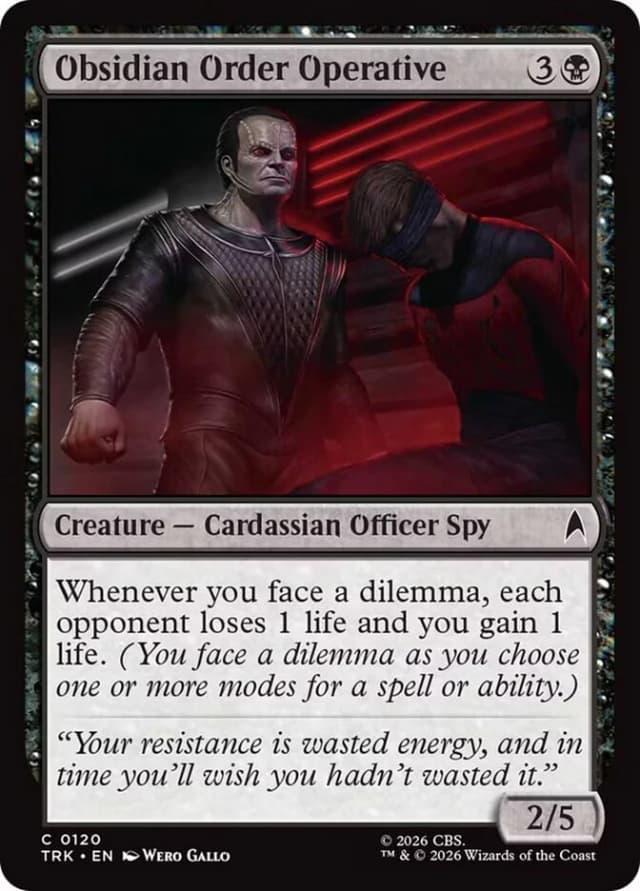 Obsidian Order Operative image