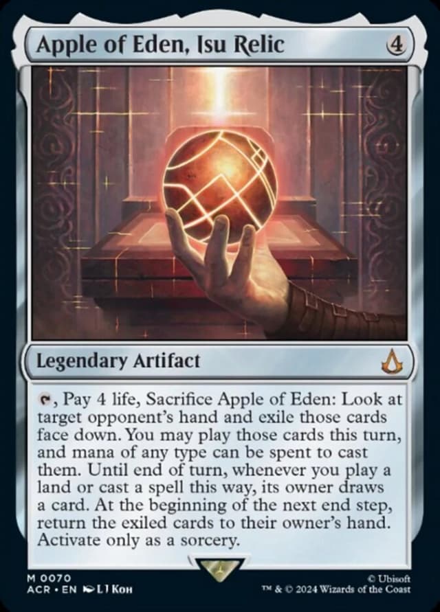 Apple of Eden, Isu Relic image