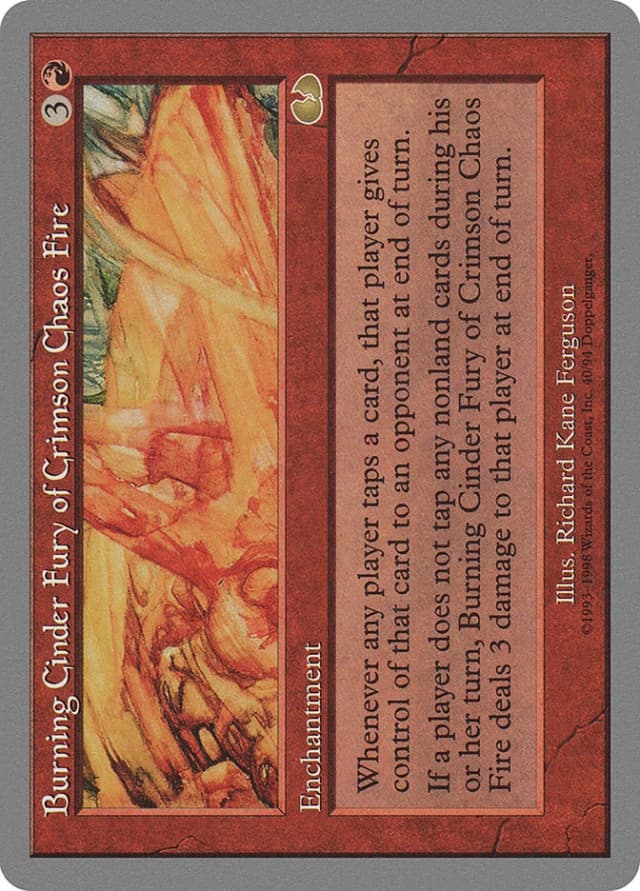 Burning Cinder Fury of Crimson Chaos Fire image