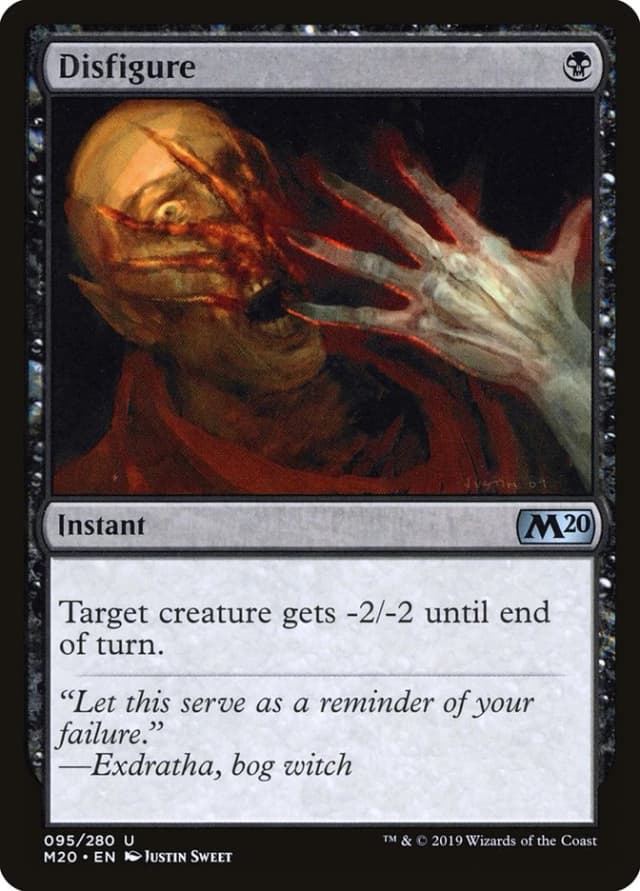 Disfigure image