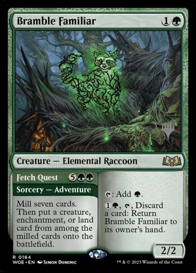 Bramble Familiar // Fetch Quest image
