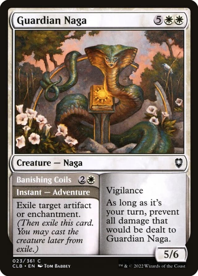 Guardian Naga // Banishing Coils image