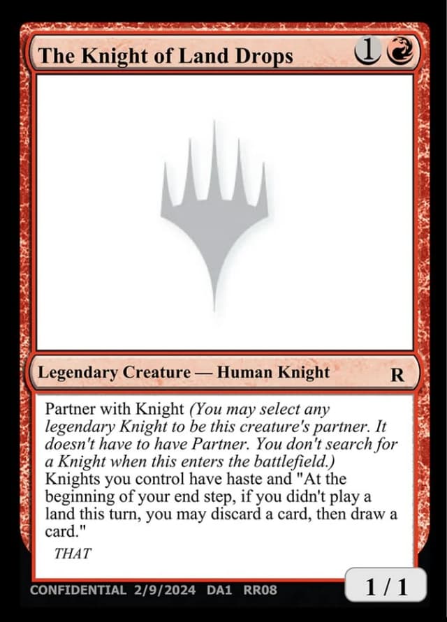 The Knight of Land Drops image