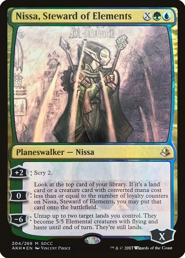 Nissa, Steward of Elements image