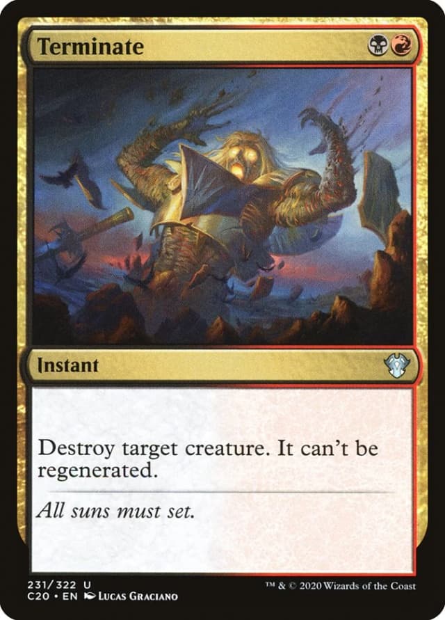 Terminate image
