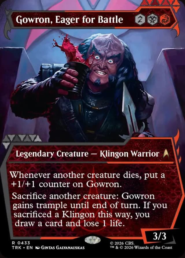 Gowron, Eager for Battle image