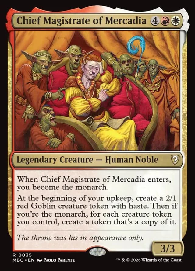 Chief Magistrate of Mercadia image
