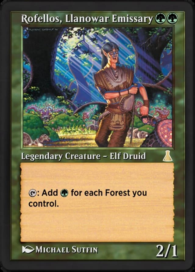 Rofellos, Llanowar Emissary image