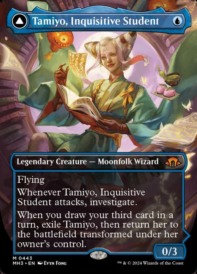 Tamiyo, Inquisitive Student // Tamiyo, Seasoned Scholar image