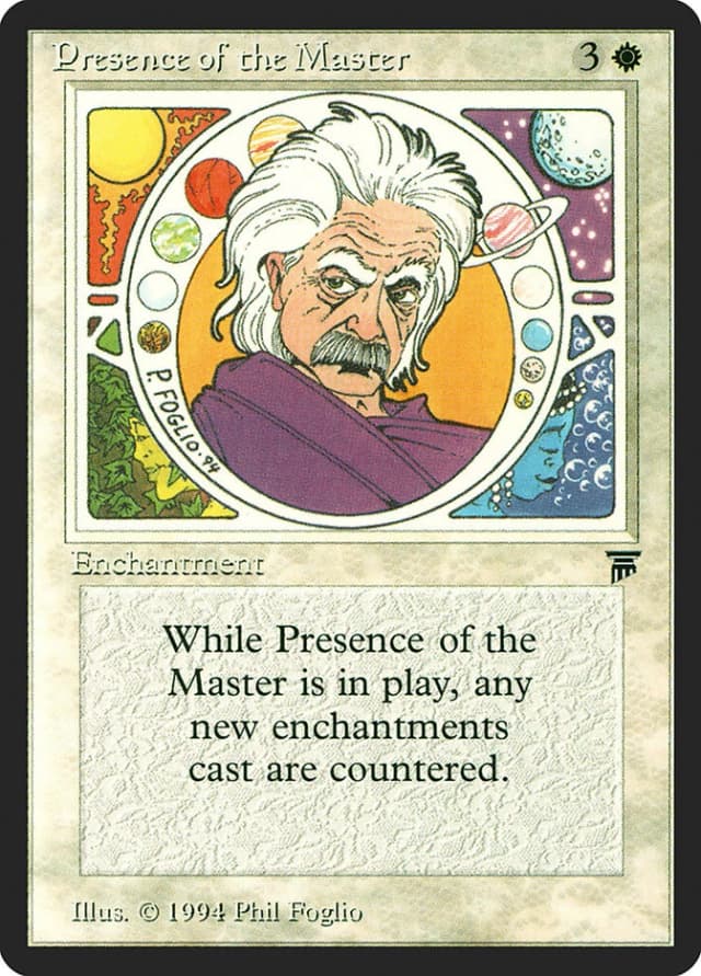 Presence of the Master image