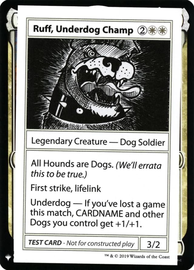 Ruff, Underdog Champ image