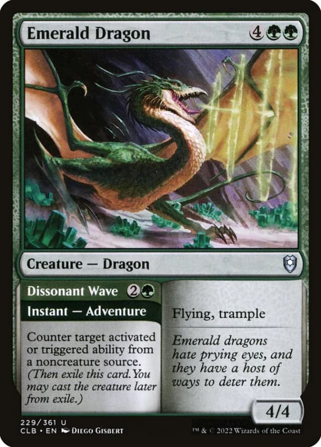 Emerald Dragon // Dissonant Wave image