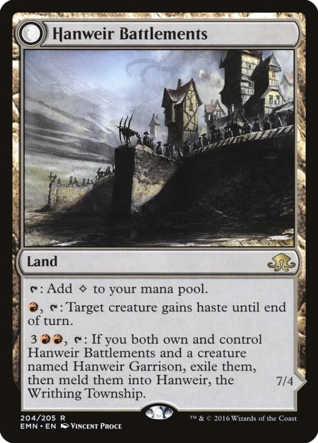 Hanweir Battlements // Hanweir, the Writhing Township image