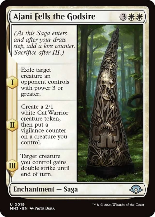 Ajani Fells the Godsire image