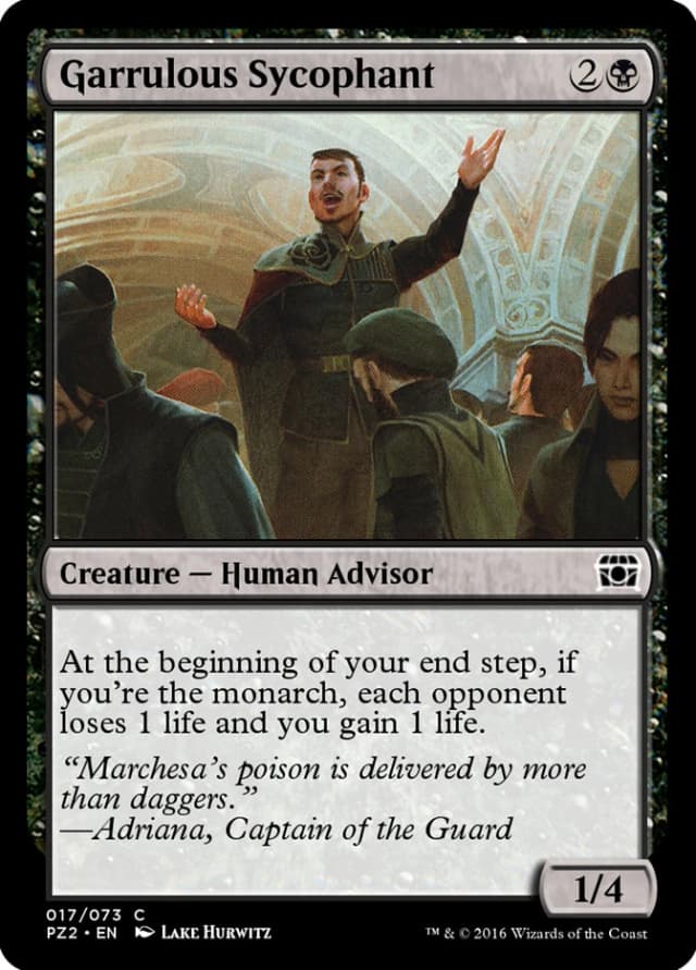Garrulous Sycophant image