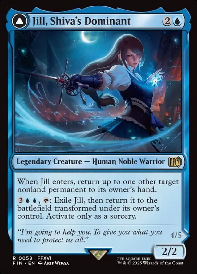 Jill, Shiva's Dominant // Shiva, Warden of Ice image