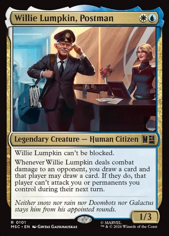 Willie Lumpkin, Postman image